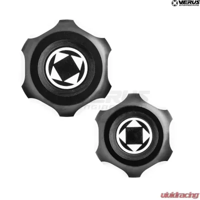 Verus Engineering Anodized Black AC Cap Kit Toyota Supra (MK5) 2020-2024 - A0255A-BLK