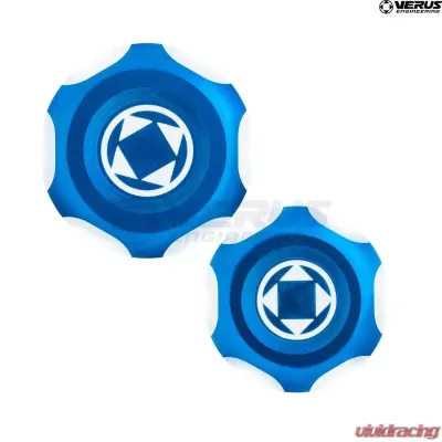 Verus Engineering Anodized Blue AC Cap Kit Toyota Supra (MK5) 2020-2024 - A0255A-BLU