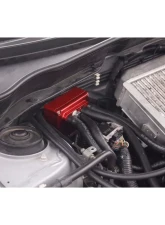 Verus Engineering Anodized Red Air Oil Separator (AOS) Subaru STI (GR/GV) 2008+                                     - A0259A-RED - Image 4