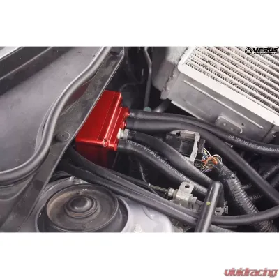 Verus Engineering Anodized Red Air Oil Separator (AOS) Subaru STI (GR/GV) 2008+ - A0259A-RED