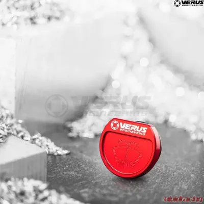 Verus Engineering Anodized Red Windshield Washer Fluid Reservoir Cap Toyota Supra (MK5) 2020-2024 - A0260A-RED