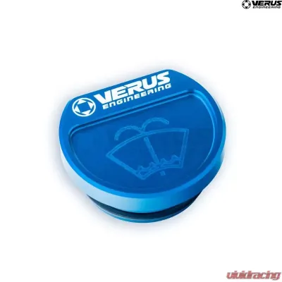 Verus Engineering Anodized Blue Windshield Washer Fluid Reservoir Cap Toyota Supra (MK5) 2020-2024 - A0260A-BLU