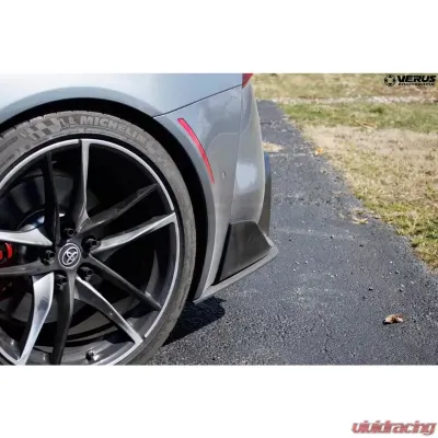 Verus Engineering Carbon Polyweave Rear Spat Kit Toyota Supra (MK5) 2020-2024 - A0268A