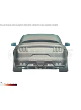 Verus Engineering Rear Diffuser Strake Kit Ford Mustang (S550) GT350 2015                                     - A0274A - Image 8