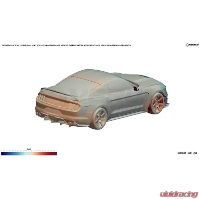 Verus Engineering Rear Diffuser Strake Kit Ford Mustang (S550) GT350 2015 - A0274A