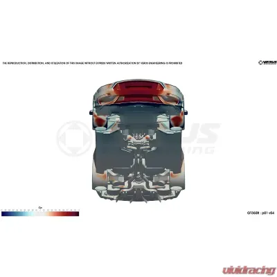Verus Engineering Rear Diffuser Strake Kit Ford Mustang (S550) GT350 2015 - A0274A