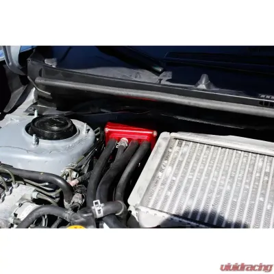 Verus Engineering Anodized Blue Air Oil Separator (AOS) Subaru STI (VA) 2014-2021 - A0323A-BLU