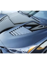 Verus Engineering Raw Aluminum Hood Louver Kit Hyundai Veloster 2011+                                     - A0387A-BLK - Image 7