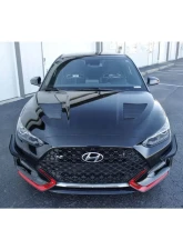 Verus Engineering Raw Aluminum Hood Louver Kit Hyundai Veloster 2011+                                     - A0387A-BLK - Image 8