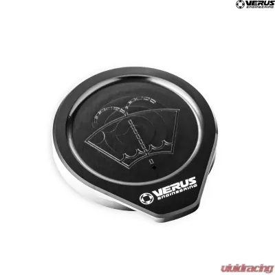 Verus Engineering Anodized Black Windshield Washer Fluid Reservoir Cap Subaru WRX/STI (GR/GV)/Impreza/XV Crosstrek/Forester/WRX/STI (VA)/Crosstrek 2007+ - A0399A-BLK