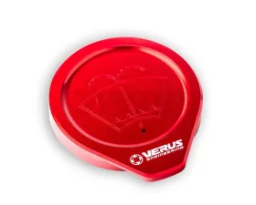 Verus Engineering Anodized Red Windshield Washer Fluid Reservoir Cap Subaru Legacy/Outback/Impreza/Crosstrek/Ascent/Forester/FRS/BRZ/GT86/GR86 2012+