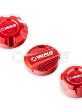 Verus Engineering Anodized Blue Engine Bay Fluid Cap Kit BMW Z4/340i/330i 2019+                                     - A0402A-BLU - Image 2