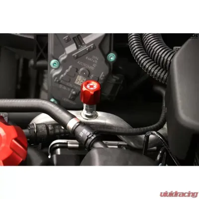 Verus Engineering Anodized Red AC Cap Kit BMW Z4/340i/330i 2019+ - A0403A-RED