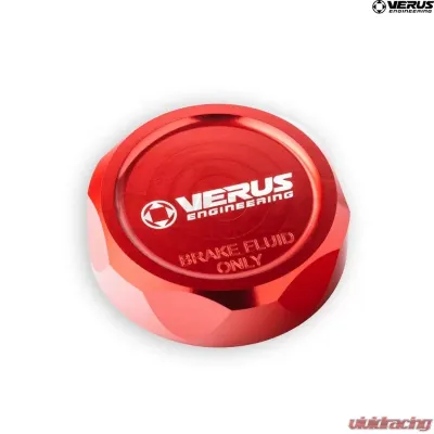 Verus Engineering Anodized Red Brake Master Cylinder Cap Scion/Subaru/Toyota - A0417A-RED
