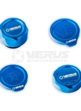 Verus Engineering Anodized Blue RLA Style Engine Bay Cap Kit Subaru Impreza WRX/STI (VA)(GR/GV) 2011-2021                                     - A0436A-BLU-RLA - Image 3
