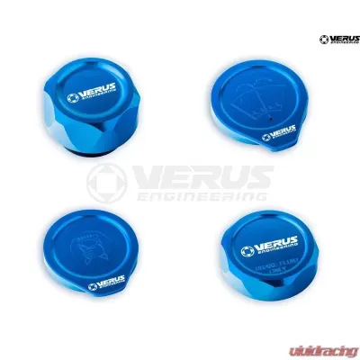Verus Engineering Anodized Blue RLA Style Engine Bay Cap Kit Subaru Impreza WRX/STI (VA)(GR/GV) 2011-2021 - A0436A-BLU-RLA