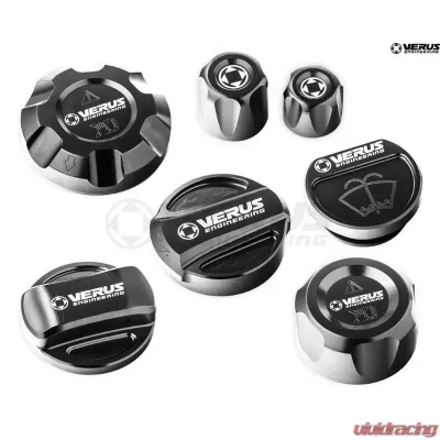 Verus Engineering Anodized Black Full Car Cap Kit Toyota Supra (MK5) 2020-2024 - A0438A-BLK