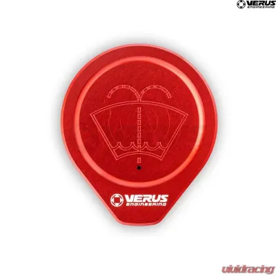 Verus Engineering Anodized Black Windshield Washer Fluid Reservoir Cap Ford Mustang GT/GT350 (S550)/Bronco 2015+ - A0442A-BLK