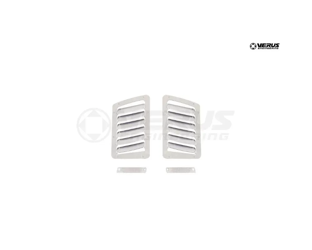 Verus Small Louvers Only Bare Aluminum Hood Louver Kit Subaru BRZ | Scion FRS | Toyota GT86 - A0055A-BARE