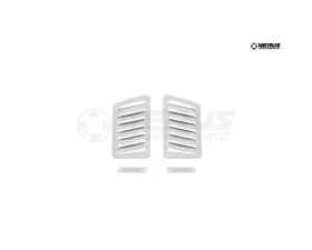 Verus Small Louvers Only Bare Aluminum Hood Louver Kit Subaru BRZ | Scion FRS | Toyota GT86