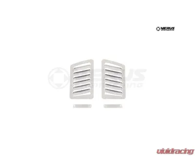 Verus Small Louvers Only Bare Aluminum Hood Louver Kit Subaru BRZ | Scion FRS | Toyota GT86 - A0055A-BARE