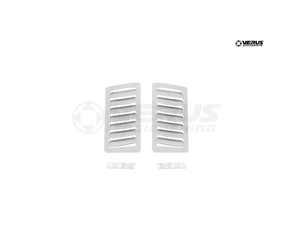 Verus Large Louvers Only Bare Aluminum Hood Louver Kit Subaru BRZ | Scion FRS | Toyota GT86 - A0056A-BARE