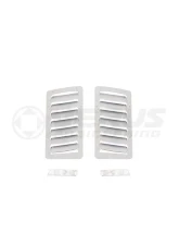 Verus Large Louvers Only Bare Aluminum Hood Louver Kit Subaru BRZ | Scion FRS | Toyota GT86                                     - A0056A-BARE - Image 2