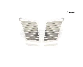 Verus Raw Aluminum Hood Louver Kit Ford Focus RS | ST