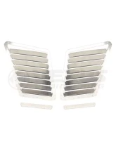 Verus Raw Aluminum Hood Louver Kit Ford Focus RS | ST                                     - A0079A-BARE - Image 2