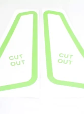 Verus Raw Aluminum Hood Louver Kit Nissan 350Z Z33                                     - A0094A-BARE - Image 3