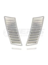 Verus Bare Aluminum Hood Louver Kit Ford Mustang S550 GT Spec                                     - A0101A-BARE - Image 3
