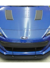 Verus Bare Aluminum Hood Louver Kit Ford Mustang S550 GT Spec                                     - A0101A-BARE - Image 2