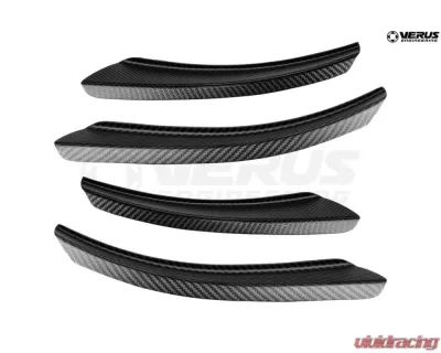 Verus Gloss Clear Coat Dual Element Dive Plane Kit Porsche 991.2 GT3 | GT3RS - A0208A-POL