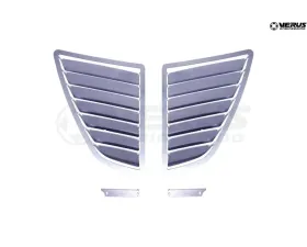 Verus Bare Aluminum Hood Louver Kit Hyundai Veloster