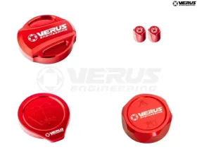 Verus Anodized Black RLS Oil Cap Engine Bay Cap Kit Ford Bronco