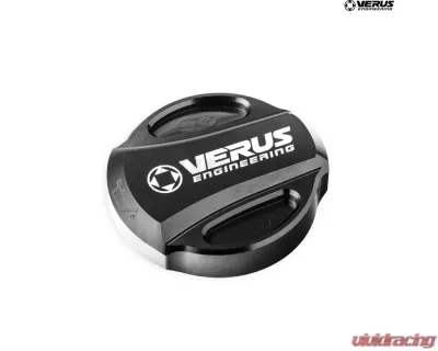 Verus Anodized Black RLA Style Oil Cap Ford Explorer | Bronco - A0489A-BLK