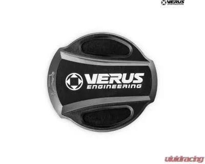 Verus Anodized Black RLA Style Oil Cap Ford Explorer | Bronco - A0489A-BLK