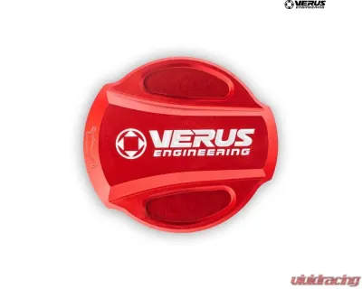 Verus Anodized Black RLA Style Oil Cap Ford Explorer | Bronco - A0489A-RED