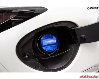 Verus Engineering Gas Cap Cover Anodized Black Toyota GR86 - A0492A-BLU