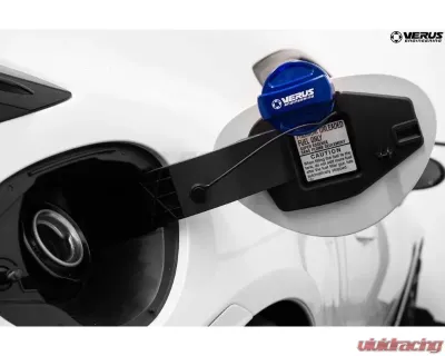 Verus Engineering Gas Cap Cover Anodized Black Toyota GR86 - A0492A-BLU