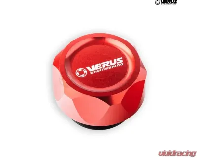 Verus Engineering FHS Oil Cap Anodized Red Toyota GR Corolla - A0544A-RED