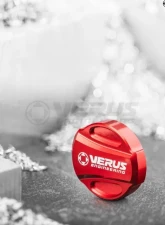 Verus Engineering RLA Oil Cap Anodized Red Toyota GR Corolla                                     - A0545A-RED - Image 2