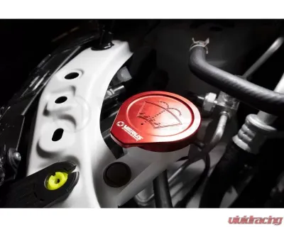 Verus Engineering Washer Fluid Cap Anodized Red Toyota GR Corolla - A0550A-RED