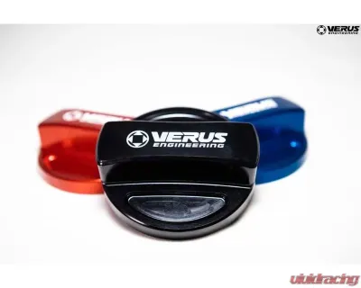 Verus Engineering Gas Cap Cover Anodized Black Toyota GR Corolla - A0567A-BLK
