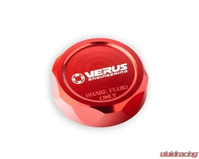 Verus Engineering Brake Master Cap Anodized Black Subaru WRX VB - A0574A-RED