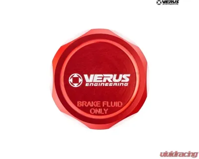 Verus Engineering Brake Master Cap Anodized Black Subaru WRX VB - A0574A-RED