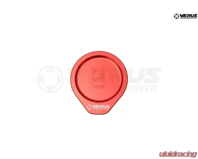 Verus Engineering Coolant Overflow Cap Anodized Black Subaru WRX VB - A0578A-RED