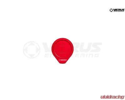 Verus Engineering Windshield Washer Cap Anodized Black Subaru WRX/STI VA - A0587A-RED