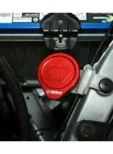 Verus Engineering Windshield Washer Cap Anodized Black Subaru WRX/STI VA                                     - A0587A-RED - Image 2