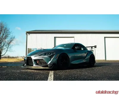 Verus Engineering High Downforce Front Splitter Endplates Toyota Supra A90 2020-2024 - A0502A